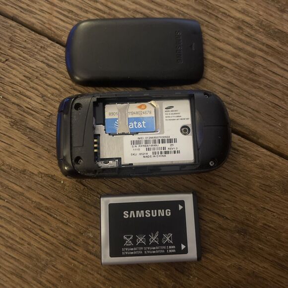 Samsung SGH A107 - Gray & Black Cellular Phone AT&T - Picture 2 of 7